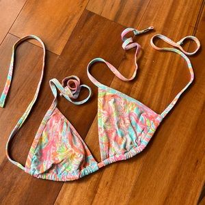 Lilly Pulitzer bikini top size small excellent condition